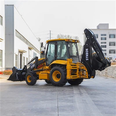 Backhoe tal-loader tat-trattur kompatt